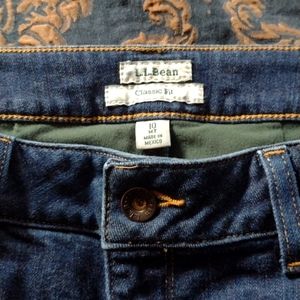 L.L Bean lined women's jeans